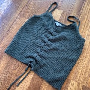 dark green american eagle tank